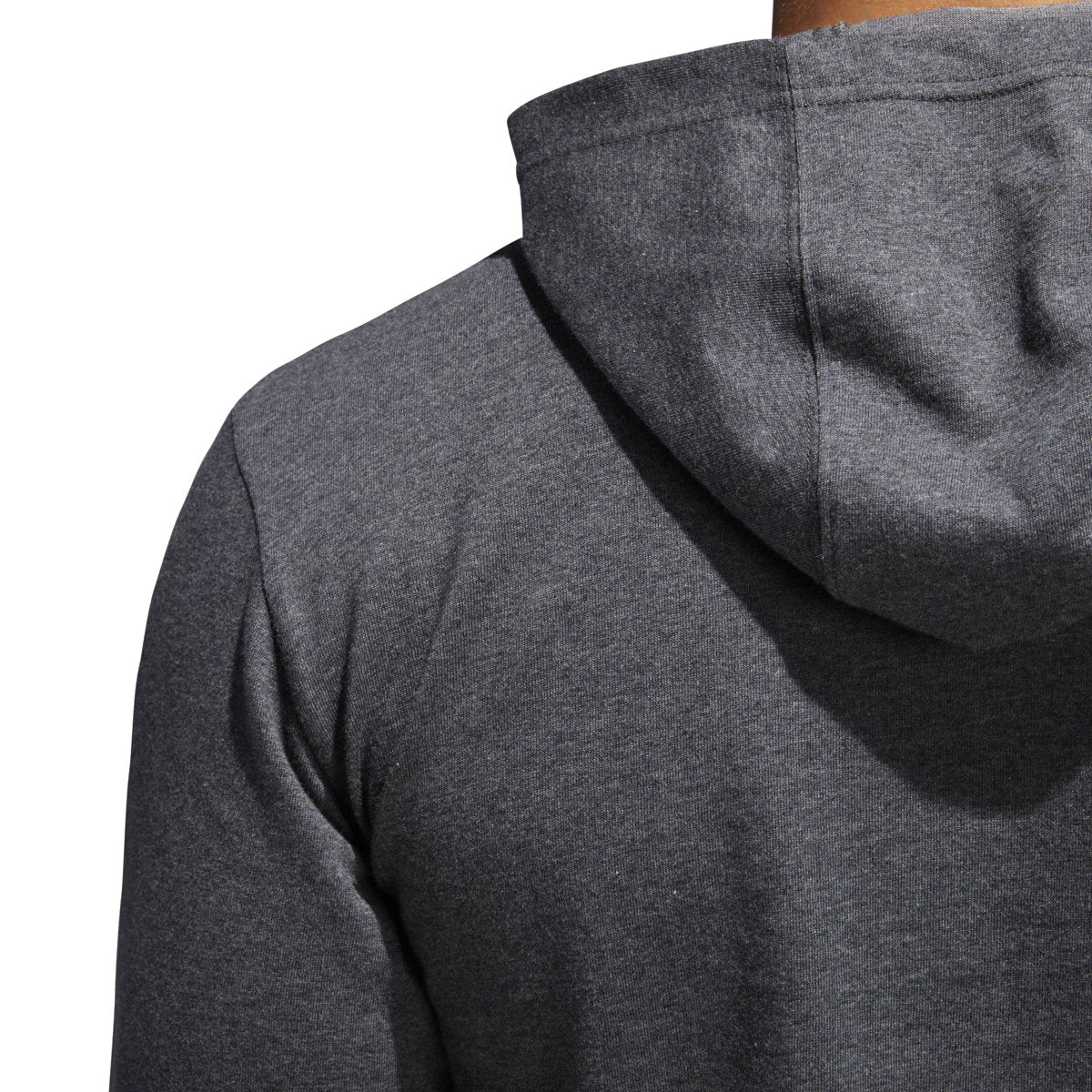 [BR1455] Mens Adidas Long Sleeve Badge Of Sport Hoody