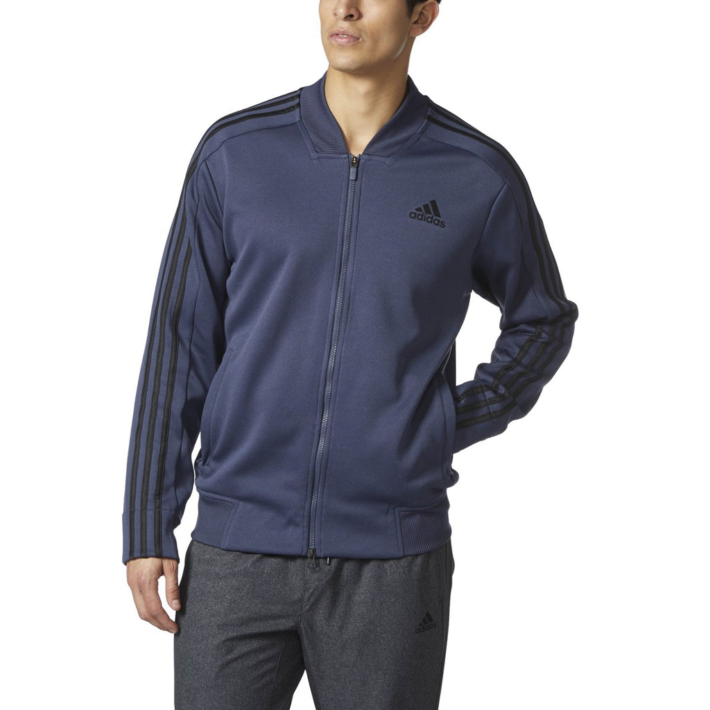 [BR3278] Mens Adidas Sport ID Track Bomber Full Zip