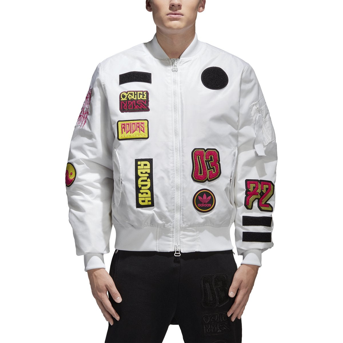 [BR7149] Mens Adidas Logo Padded Bomber
