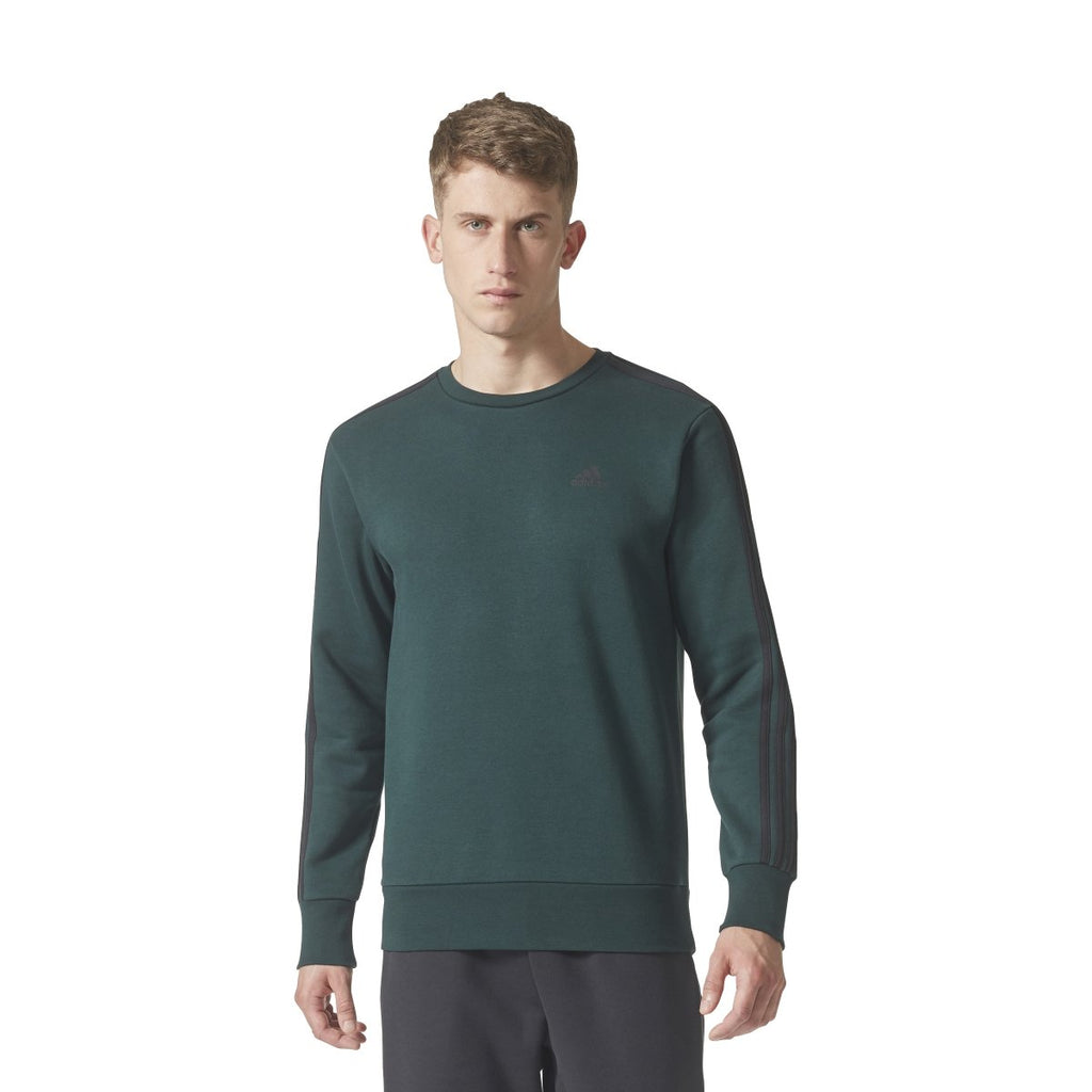 [BS2220] Mens Adidas Essential 3S Crew Sweatshirt