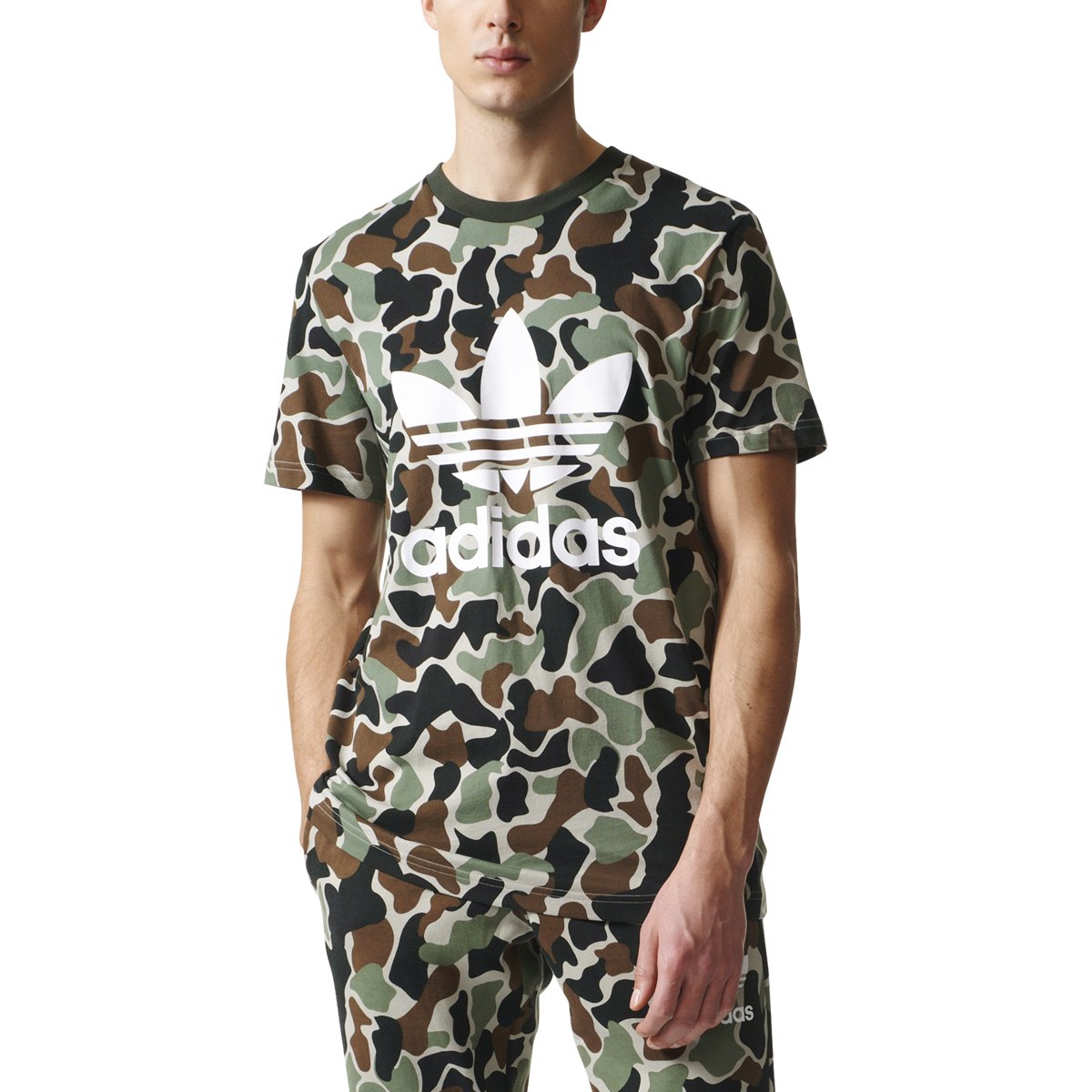 [BS4973] Camo Trefoil Tee