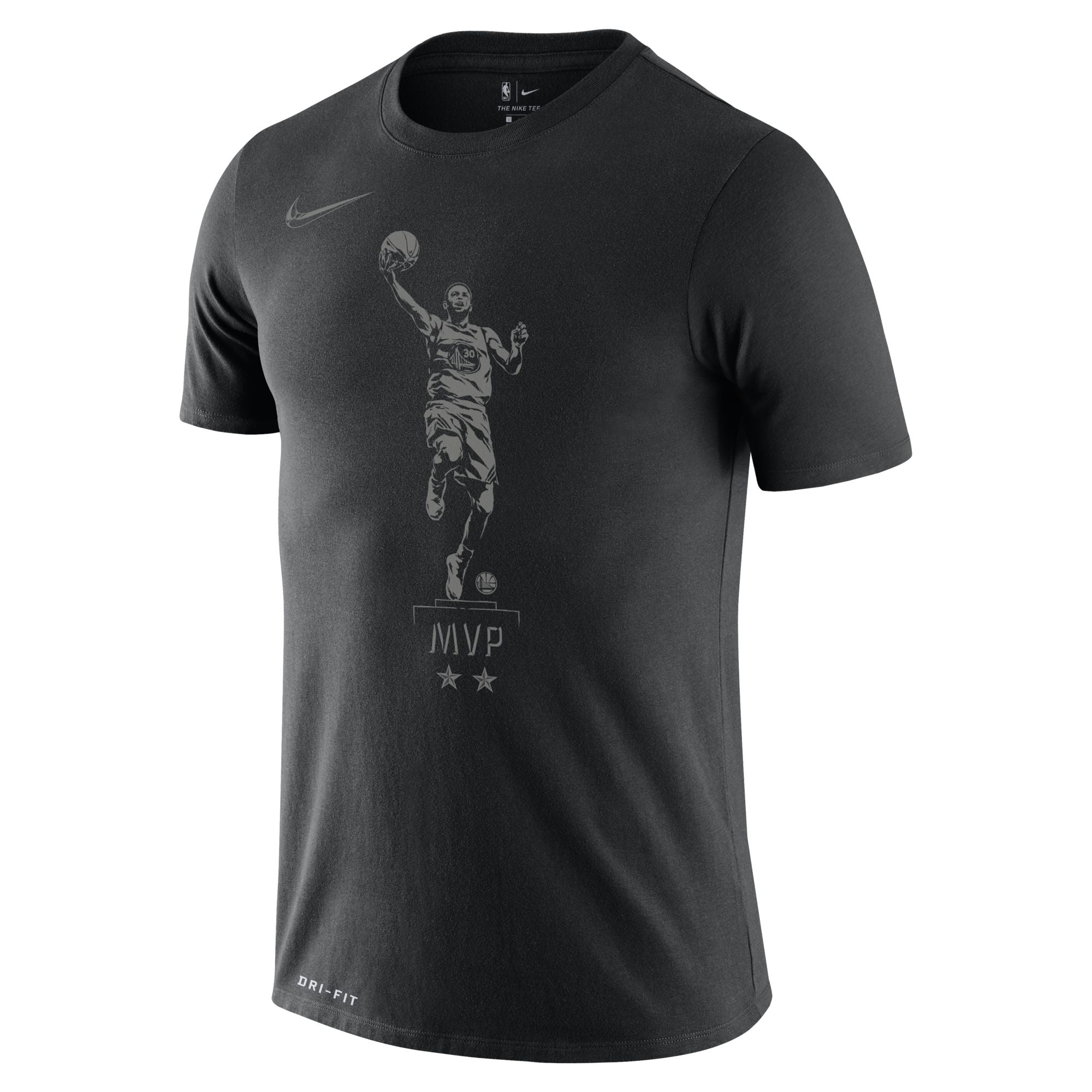 [BV1528-010] Mens Nike NBA Golden State Warriors Dri-Fit Curry MVP T-Shirt