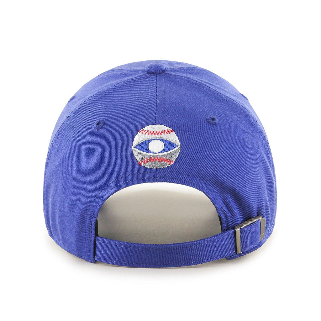 Mens 47 Brand LA Dodgers Clean Up Strapback - Royal Blue - sneakAR