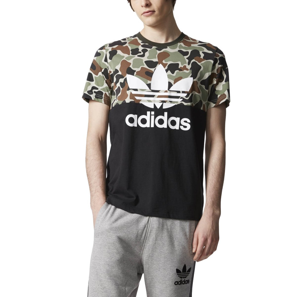 [CD1696] Camouflage Color Tee