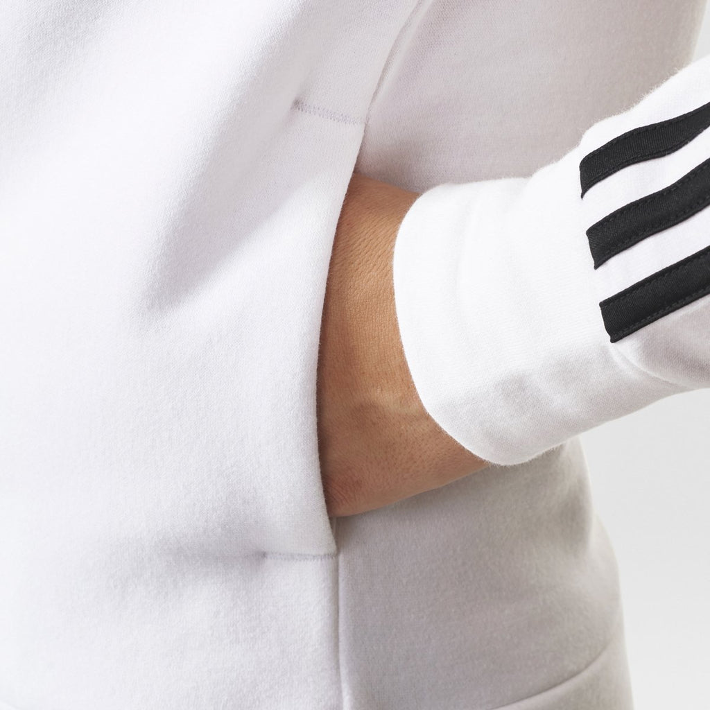 [CD2254] Womens 3 Stripes Pullover Hoodie