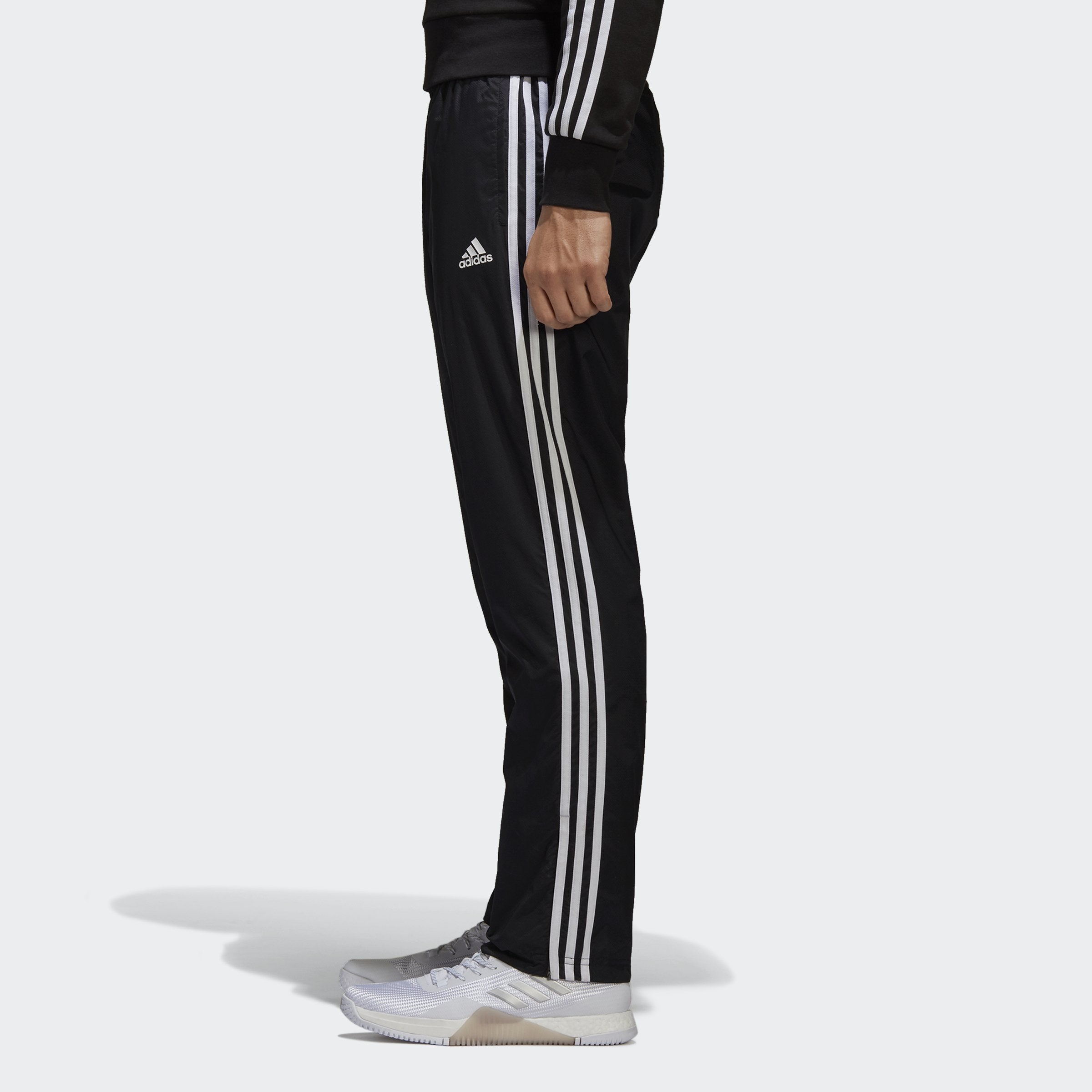 [CD7070] Essentials 3 Stripe Woven Pant