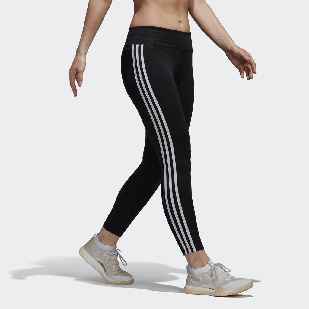 [CE2036] Womens Design 2 Move Climalite 3 Stripes Tights