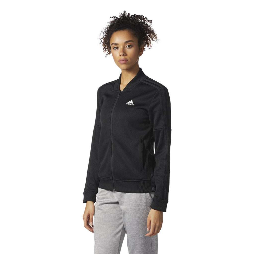 [CF0286] Womens Tricot Snap Track Top