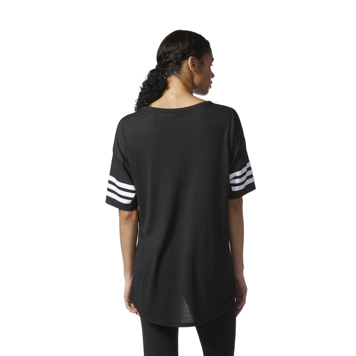 [CF0290] Womens Superstar 3 Stripe Tee