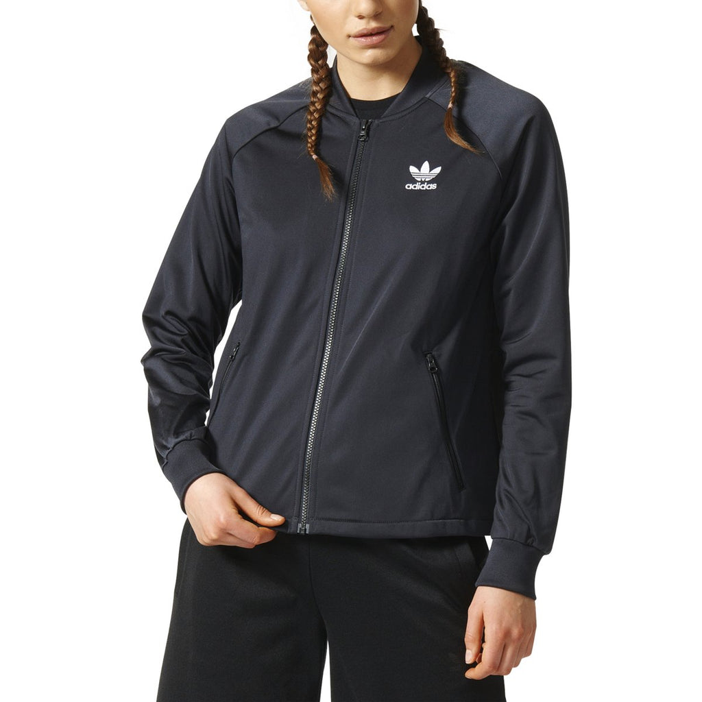 [CF1161] Womens Adidas Info Poster Superstar Track Jacket