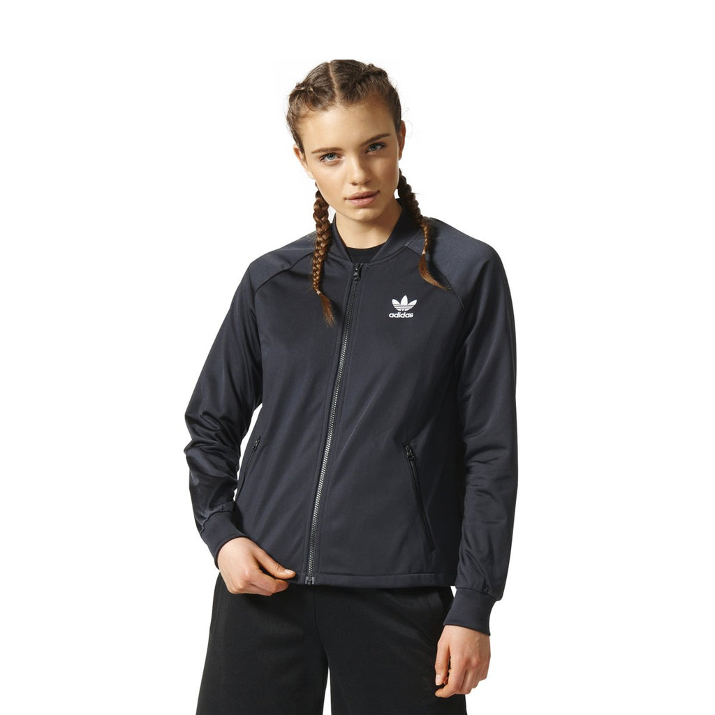 [CF1161] Womens Adidas Info Poster Superstar Track Jacket