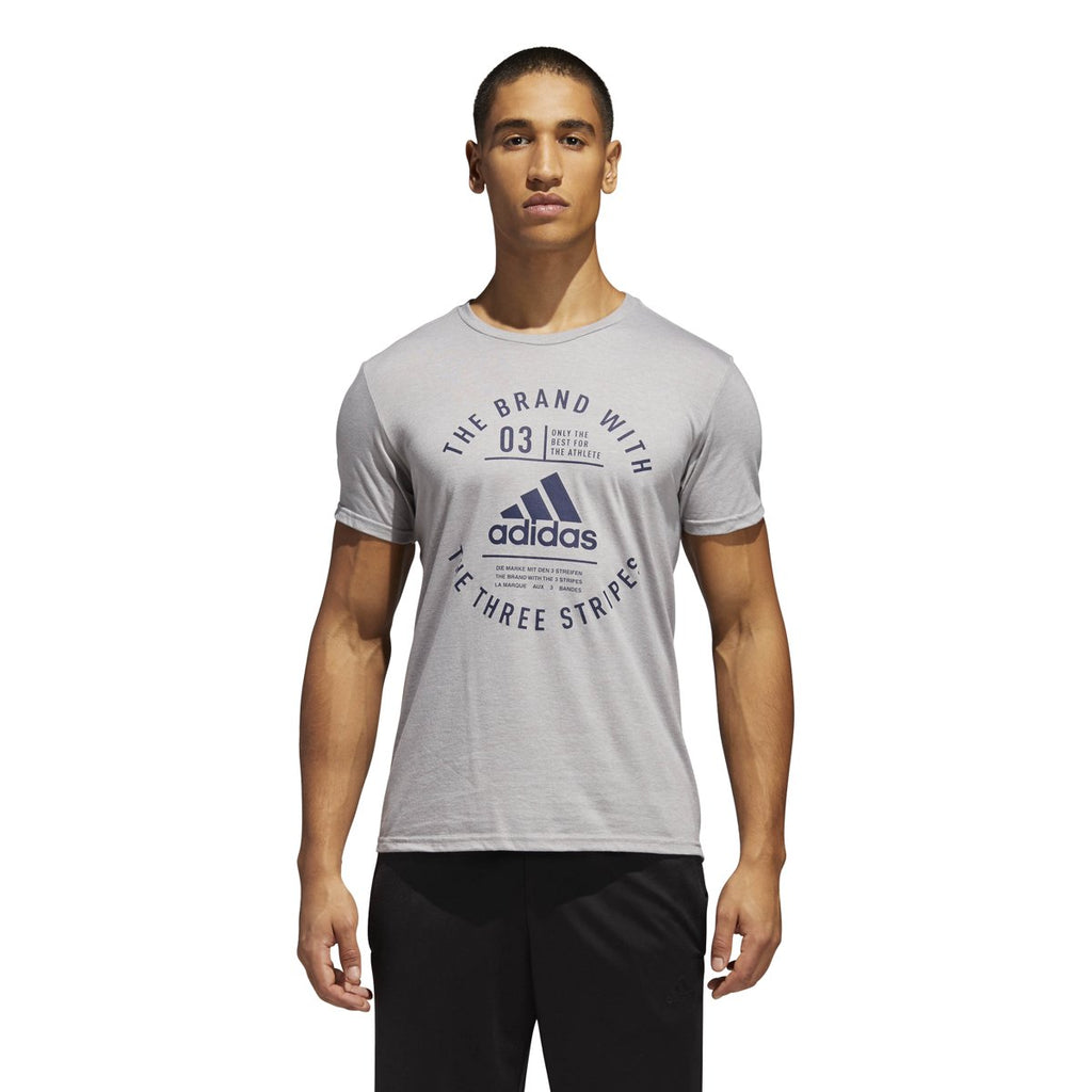 [CF8280] Three Stripe Life Emblem Tee