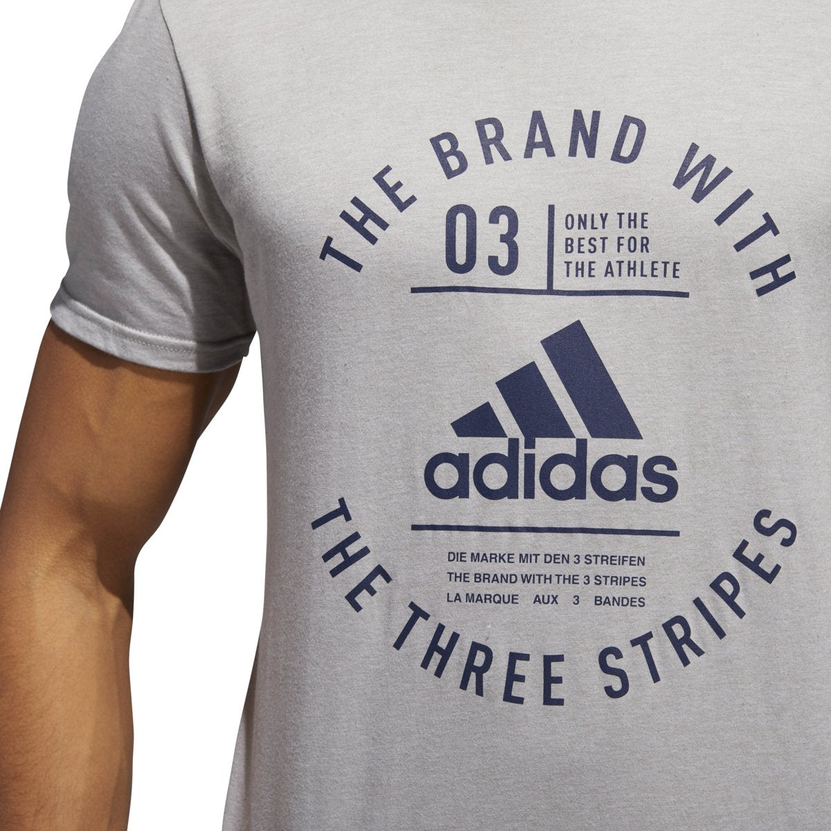 [CF8280] Three Stripe Life Emblem Tee