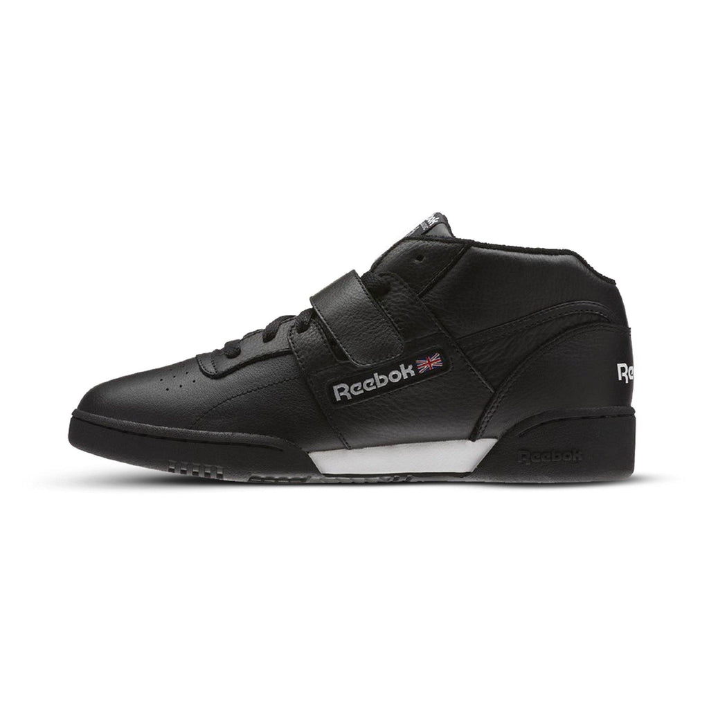 [CN3916] Mens Reebok Workout Clean Mid Strap MU - sneakAR
