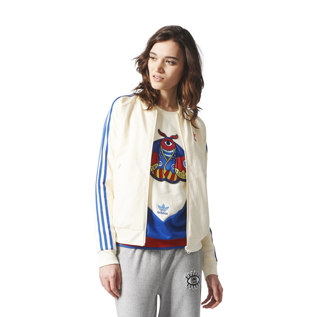 [CV9431] Womens Adidas Embellished Arts Superstar Track Jacket