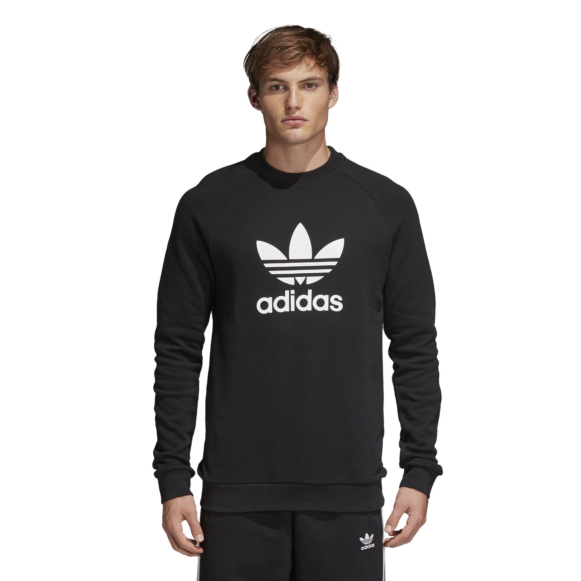 [CW1235] Mens Adidas Originals Trefoil Crew