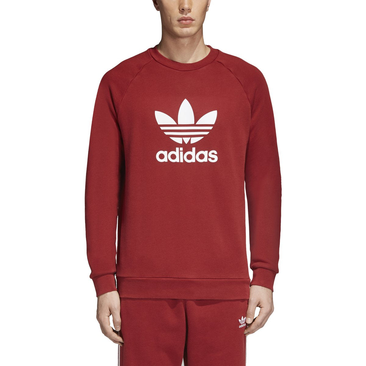 [CX1897] Mens Adidas Trefoil Crew
