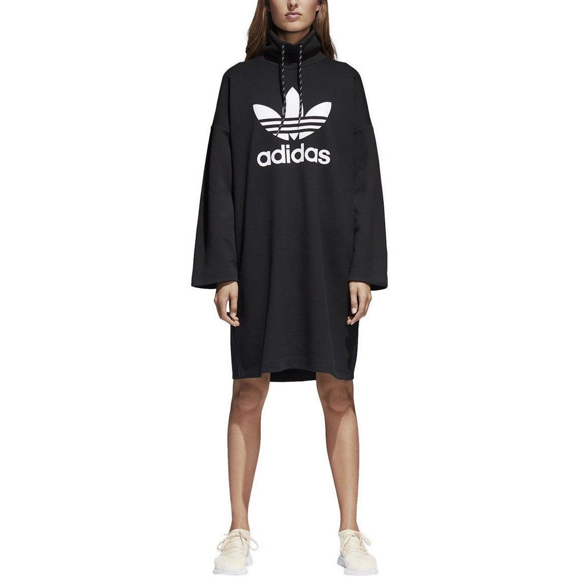 [CY7516] Womens Pharrell Williams Hu High Neck Loose Dress
