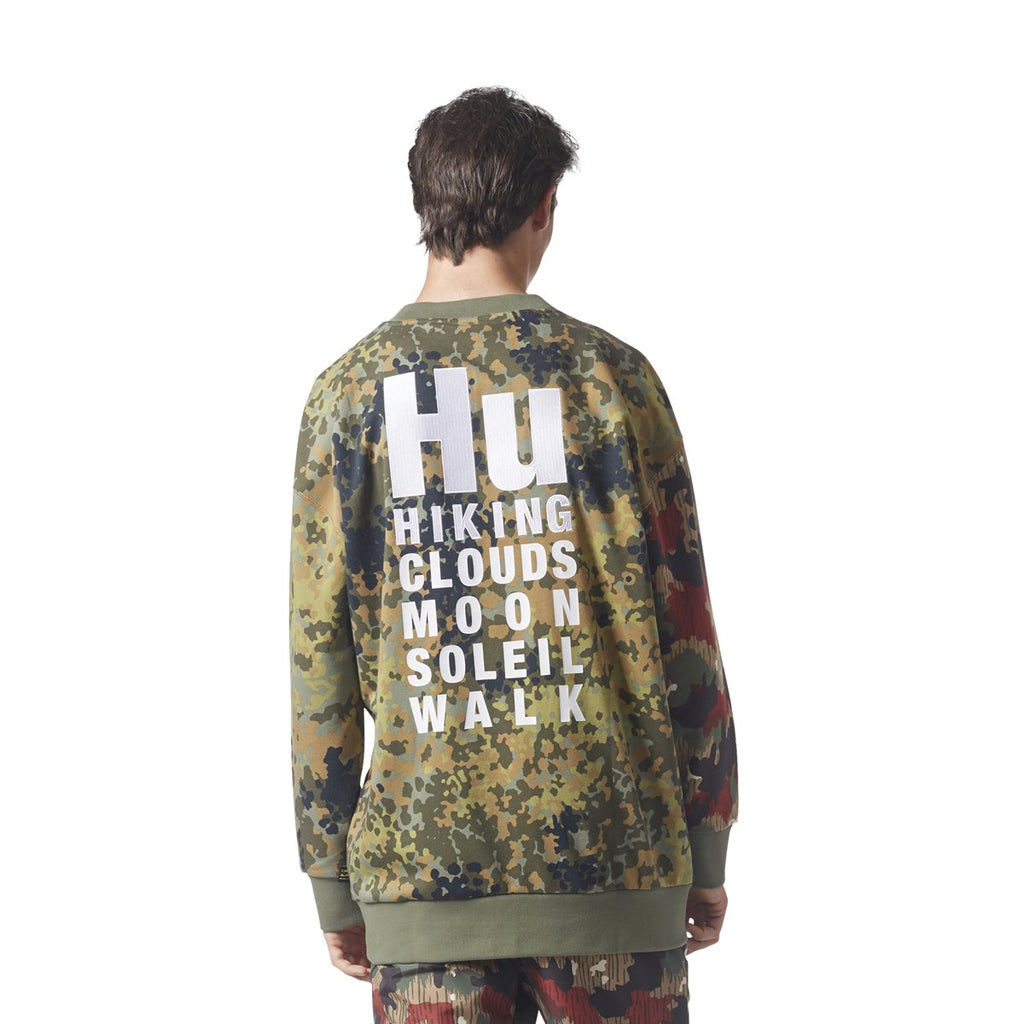 [CY7863] Pharrell Williams Hu Hiking Camo Crew