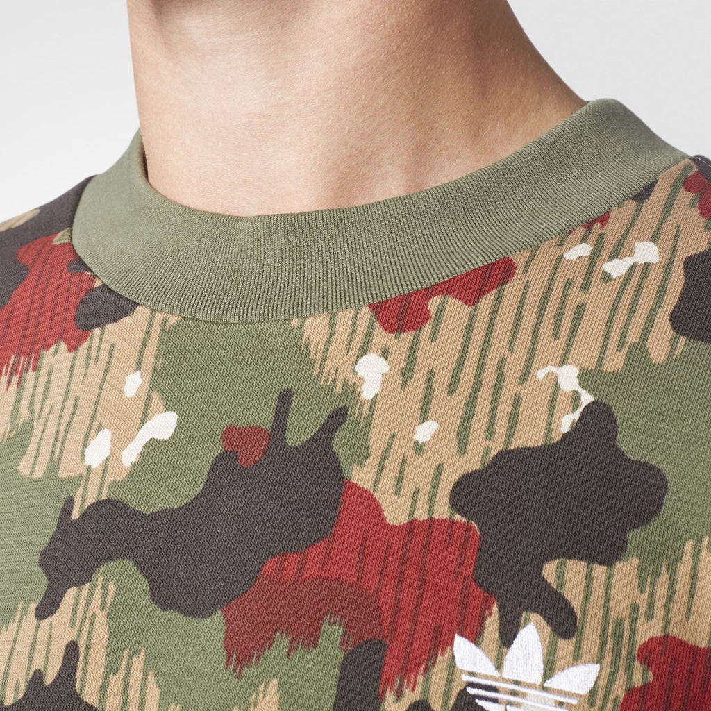 [CY7863] Pharrell Williams Hu Hiking Camo Crew