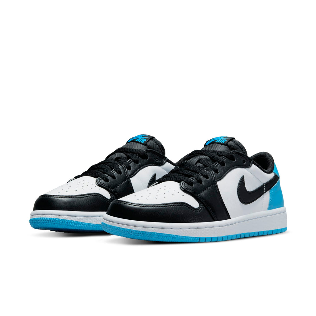 [CZ0775-104] Womens Air Jordan RETRO 1 LOW 'BLACK DARK POWDER BLUE'
