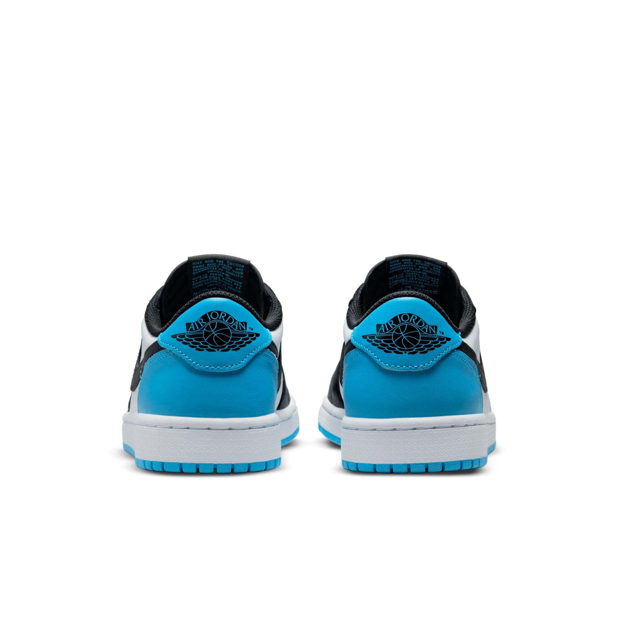[CZ0775-104] Womens Air Jordan RETRO 1 LOW 'BLACK DARK POWDER BLUE'