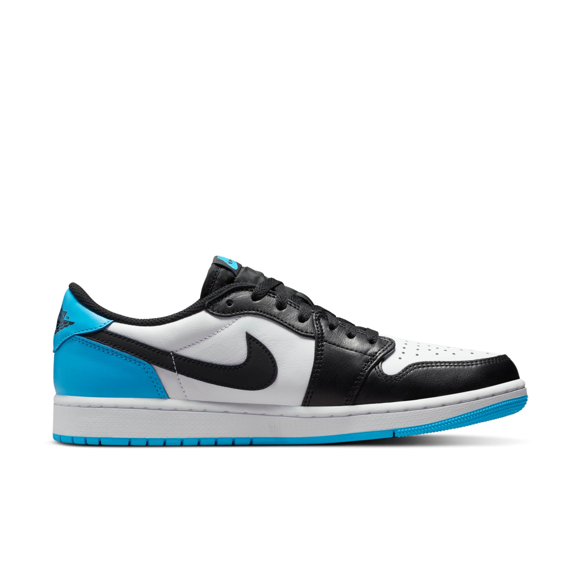 [CZ0790-104] Mens Air Jordan RETRO 1 LOW OG 'BLACK DARK POWDER BLUE'