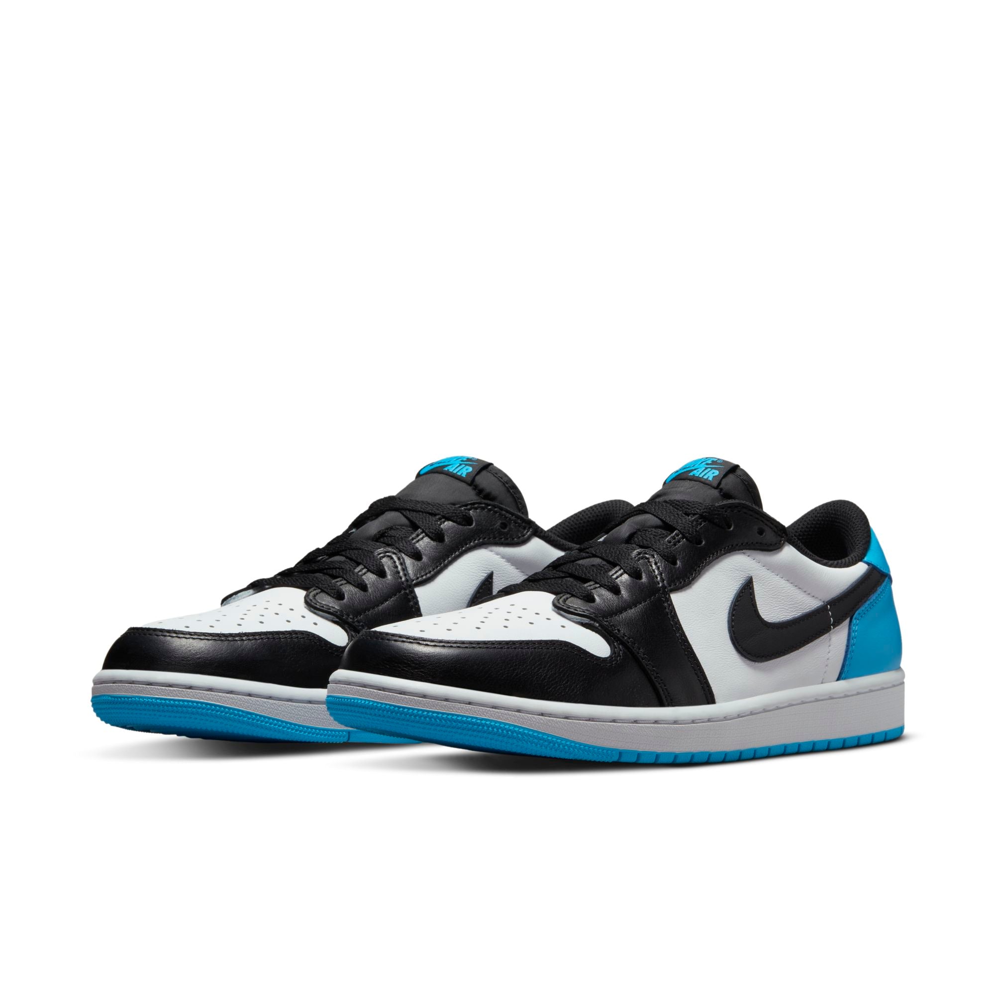 [CZ0790-104] Mens Air Jordan RETRO 1 LOW OG 'BLACK DARK POWDER BLUE'