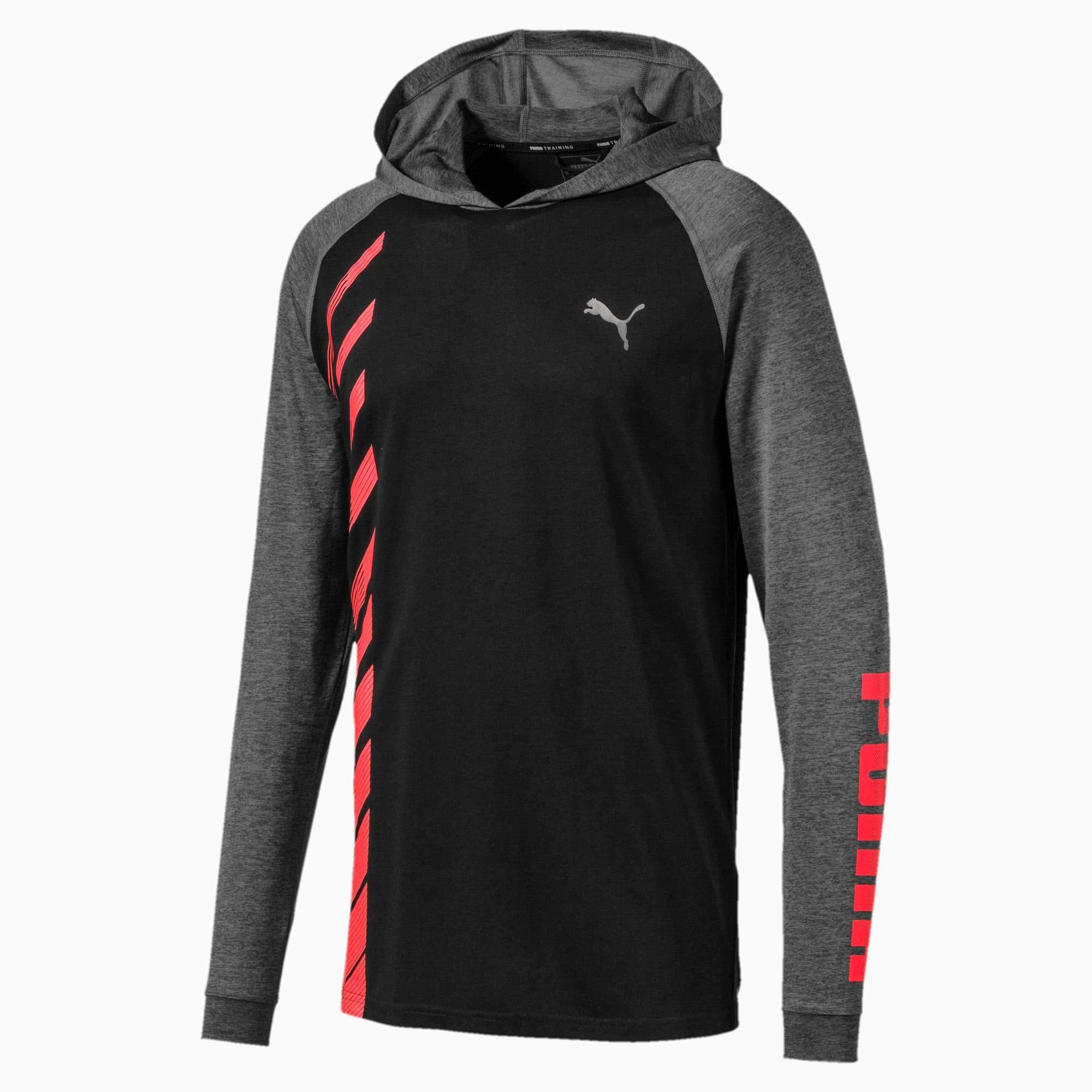 [518354-03] Mens Puma Collective Long Sleeve Hooded Tee - sneakAR