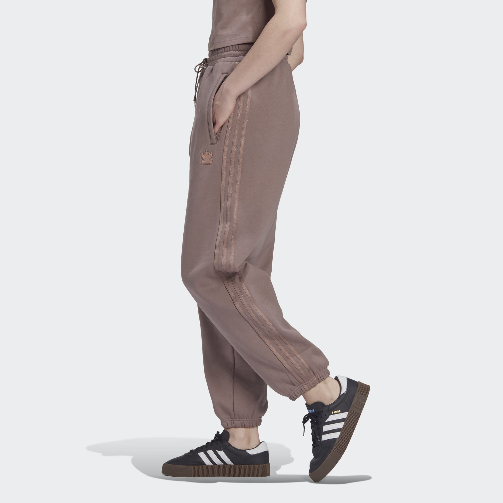 [GM6698] Womens Adidas Originals Cuffed Sweatpants