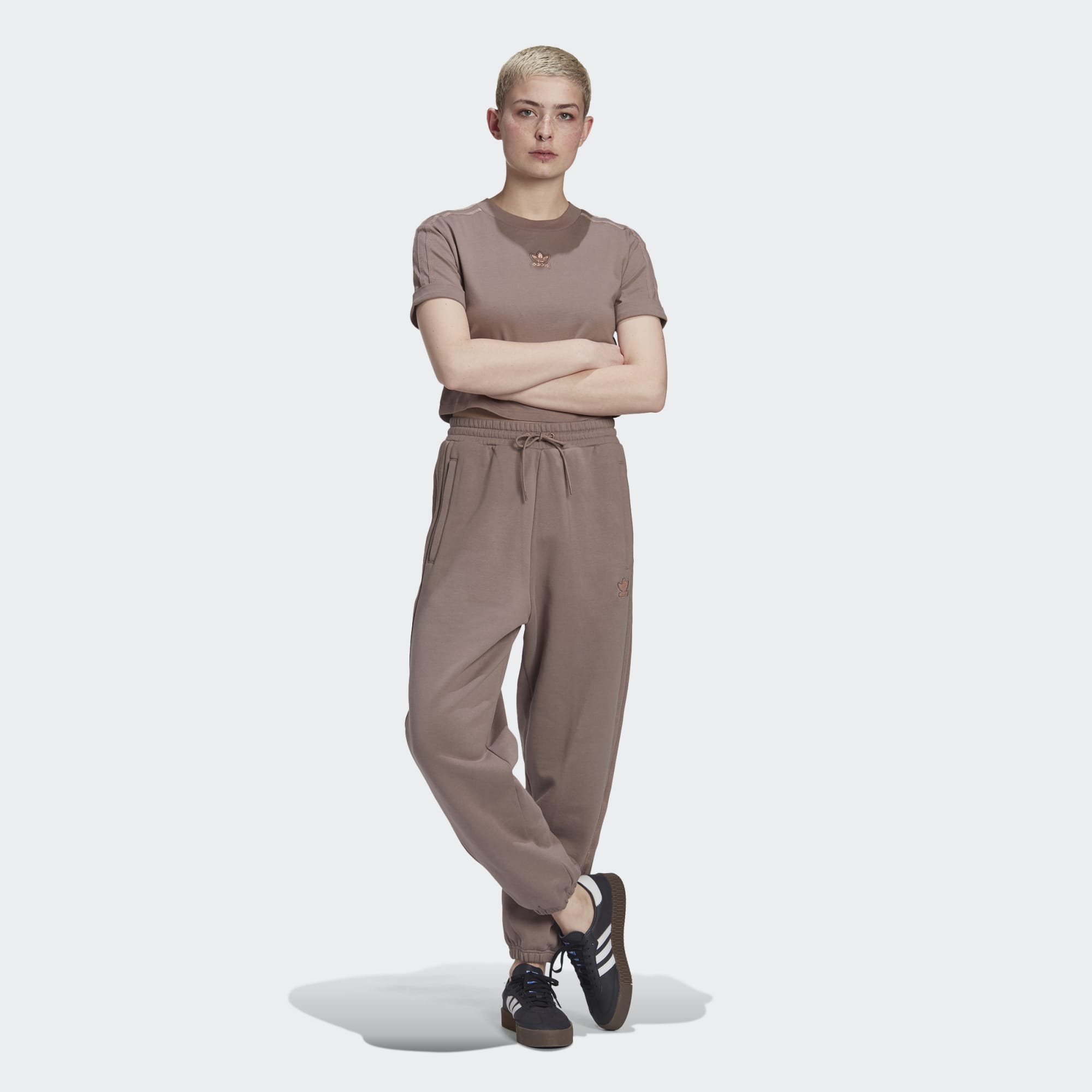 [GM6698] Womens Adidas Originals Cuffed Sweatpants