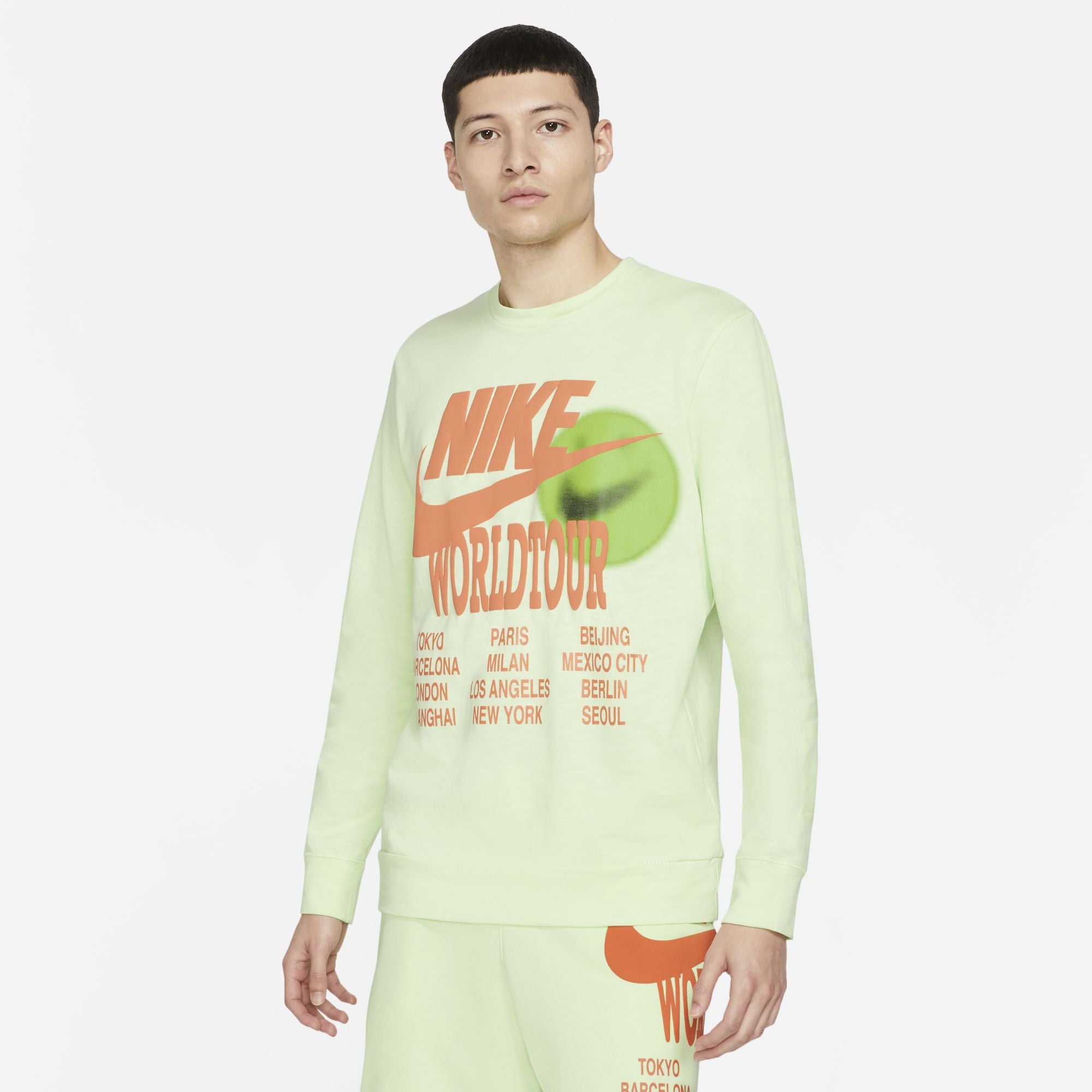 [DA0629-383] Mens Nike Sportswear World Tour Long Sleeve Shirt