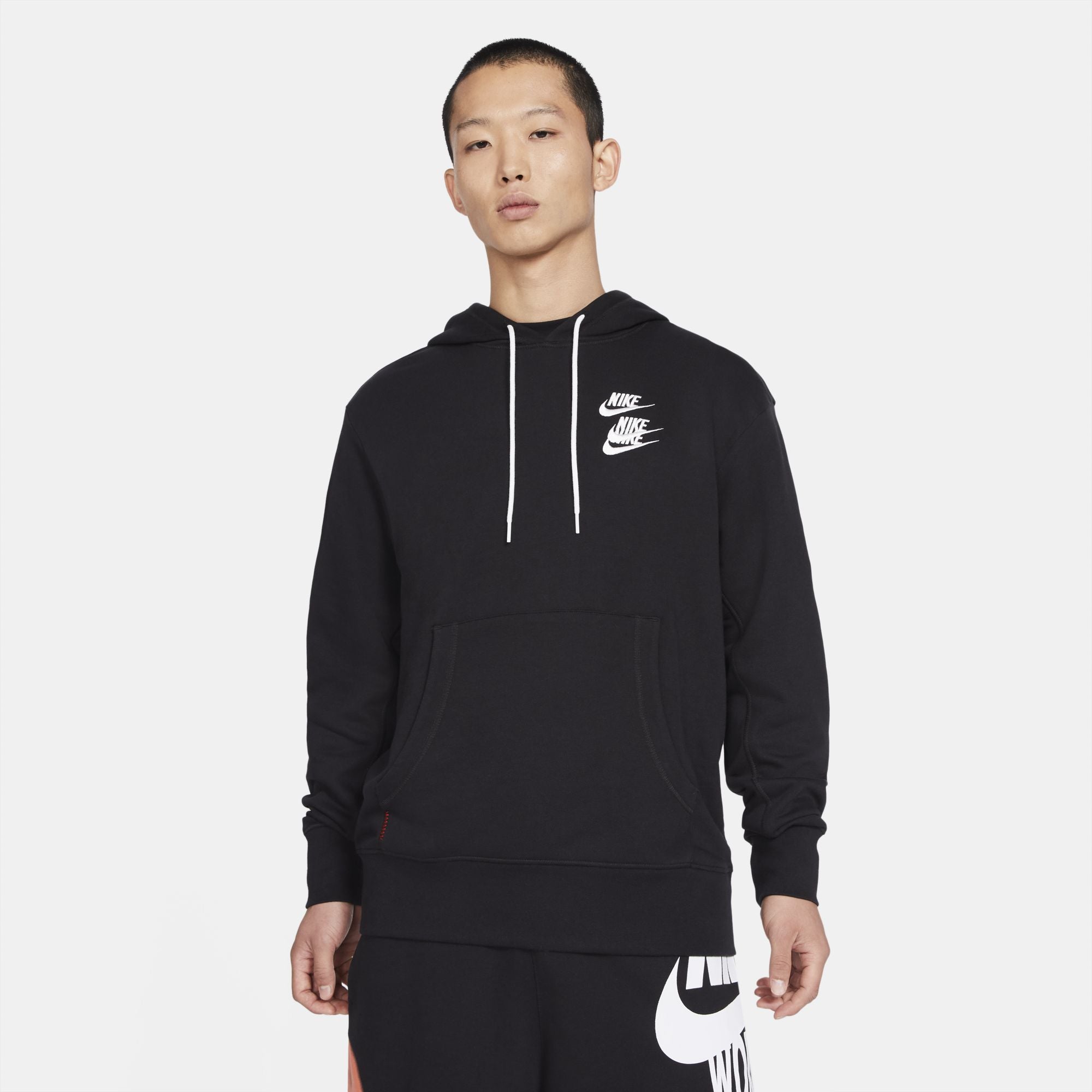 [DA0931-010] Mens Nike Sportswear World Tour Pullover Hoodie