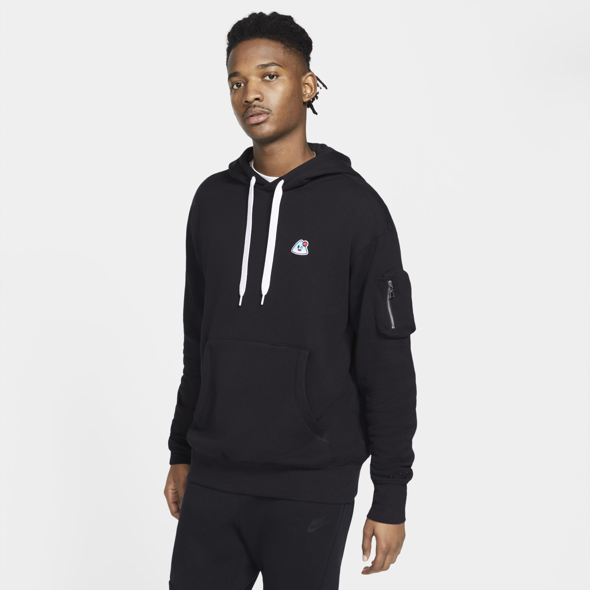 [DA8737-010] Mens Nike Sportswear Airmoji Pullover Hoodie