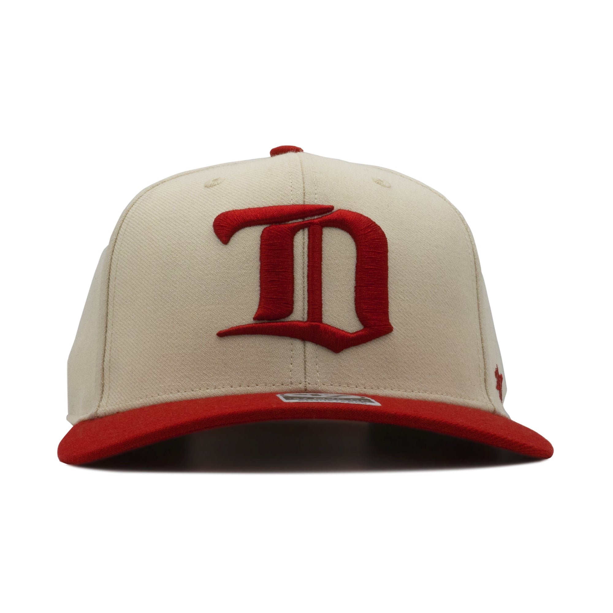 Mens 47 Brand Detroit Tigers MVP DP Snapback - White/Red