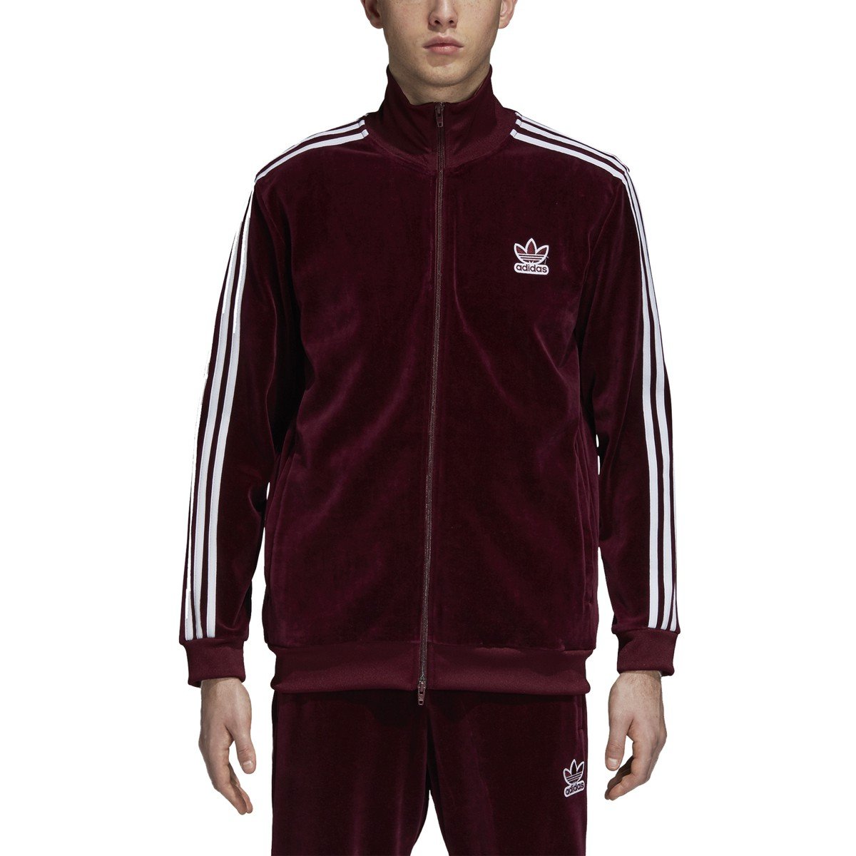 [DH5789] Mens Adidas Originals Velour Beckenbauer Track Top Jacket