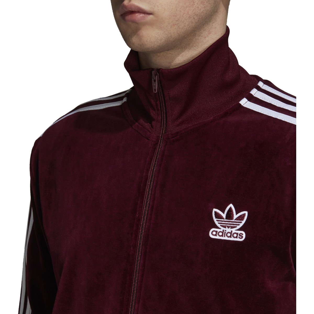 [DH5789] Mens Adidas Originals Velour Beckenbauer Track Top Jacket