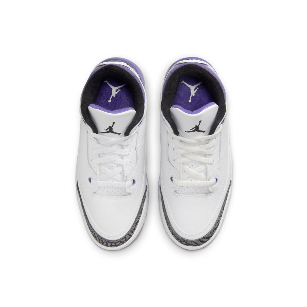 [DM0966-105] Preschool Air Jordan Retro 3 (PS) 'Dark Iris'