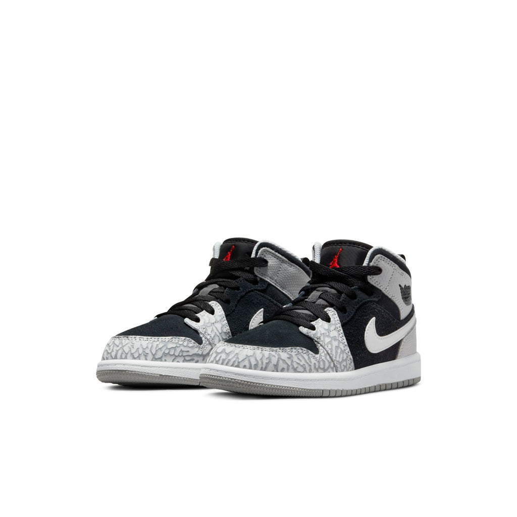 [DM6215-016] Preschool Air Jordan RETRO 1 MID SE (PS) 'Elephant Print'