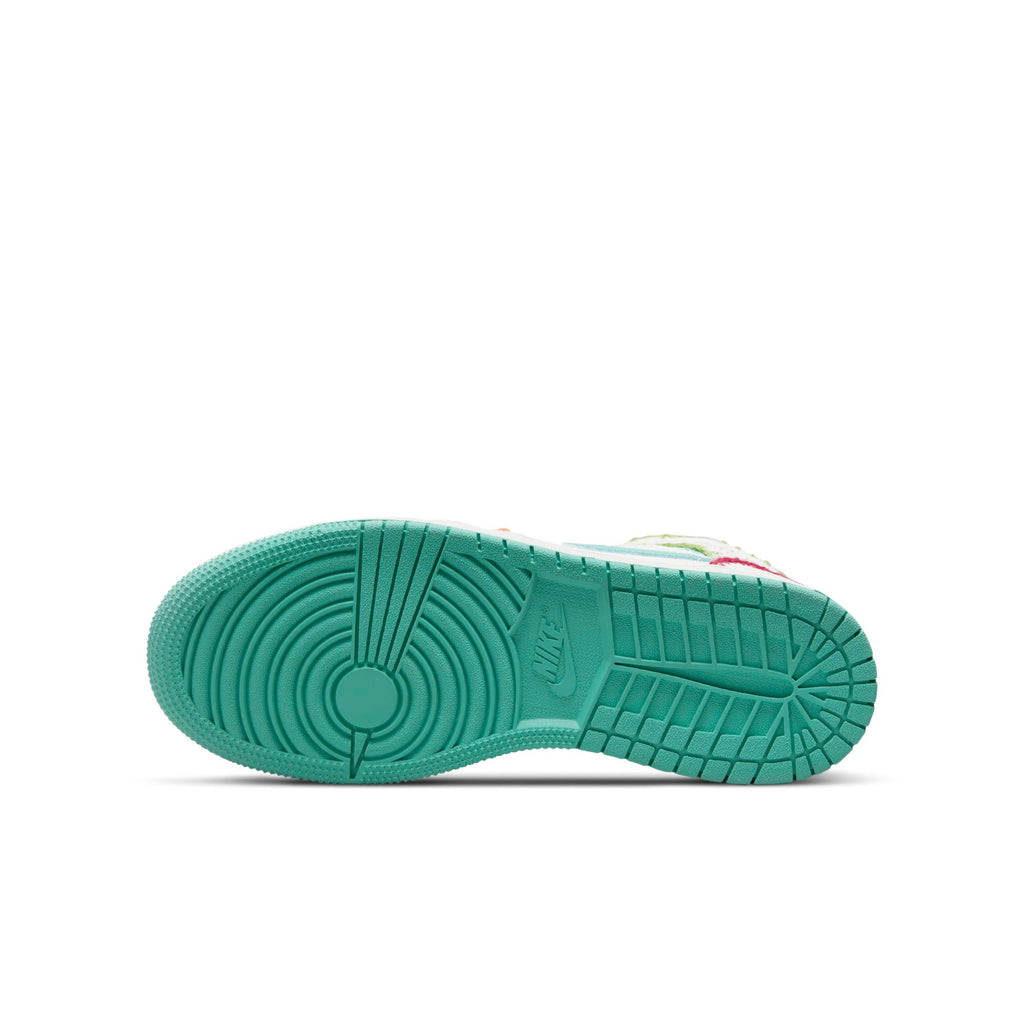 [DM6218-100] Youth Air Jordan Retro 1 Mid 'Multi Knit' (GS)