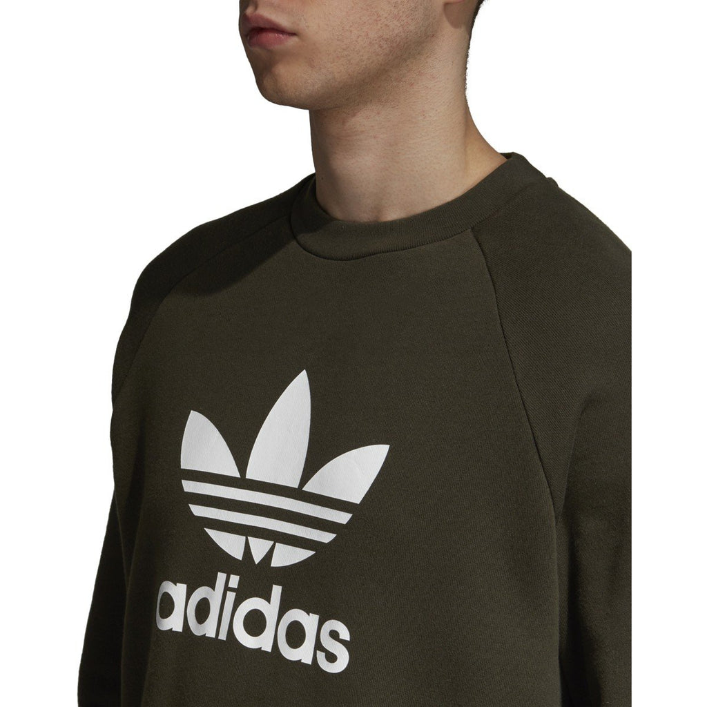 [DM7834] Mens Adidas Originals Trefoil Crew