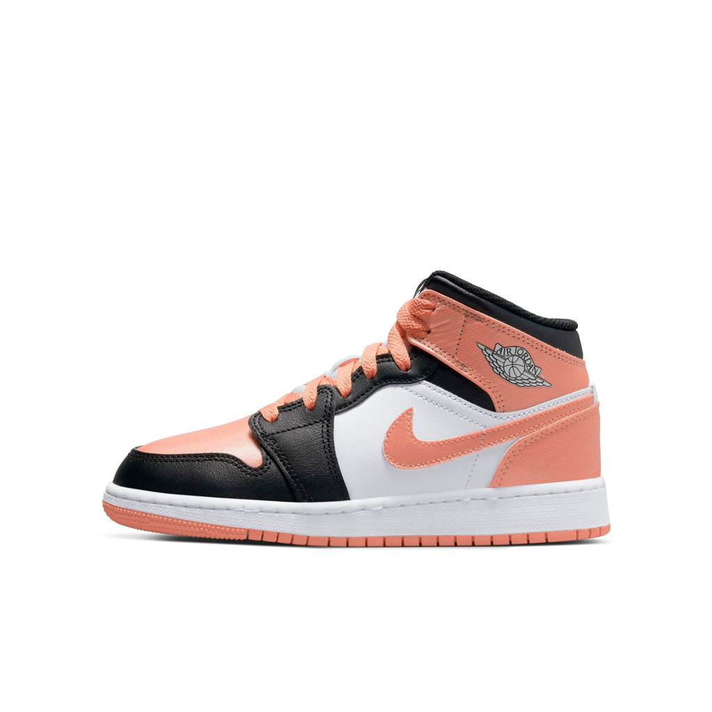 [DM9077-108] Grade School Air Jordan Retro 1 Mid (GS) 'Light Madder Root'