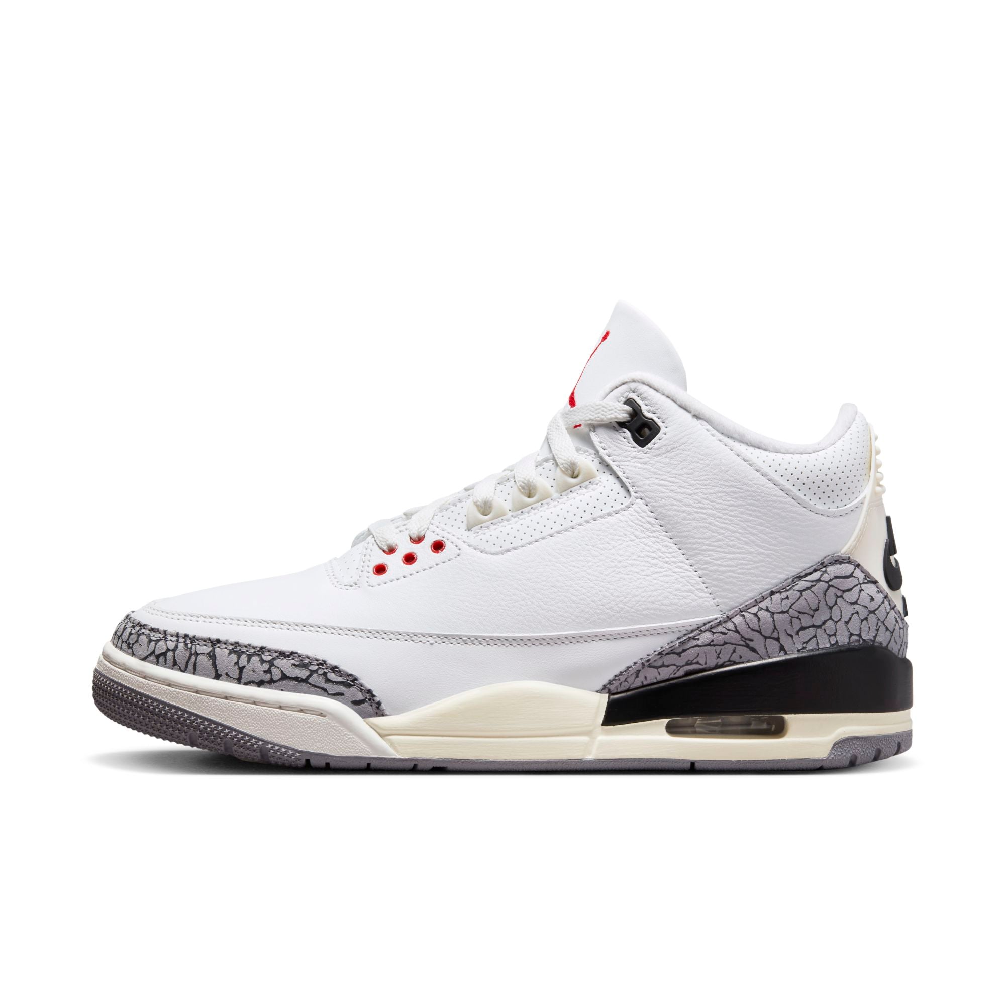 [DN3707-100] Mens Air Jordan RETRO 3 'WHITE CEMENT REIMAGINED'