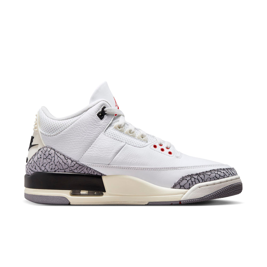 [DN3707-100] Mens Air Jordan RETRO 3 'WHITE CEMENT REIMAGINED'