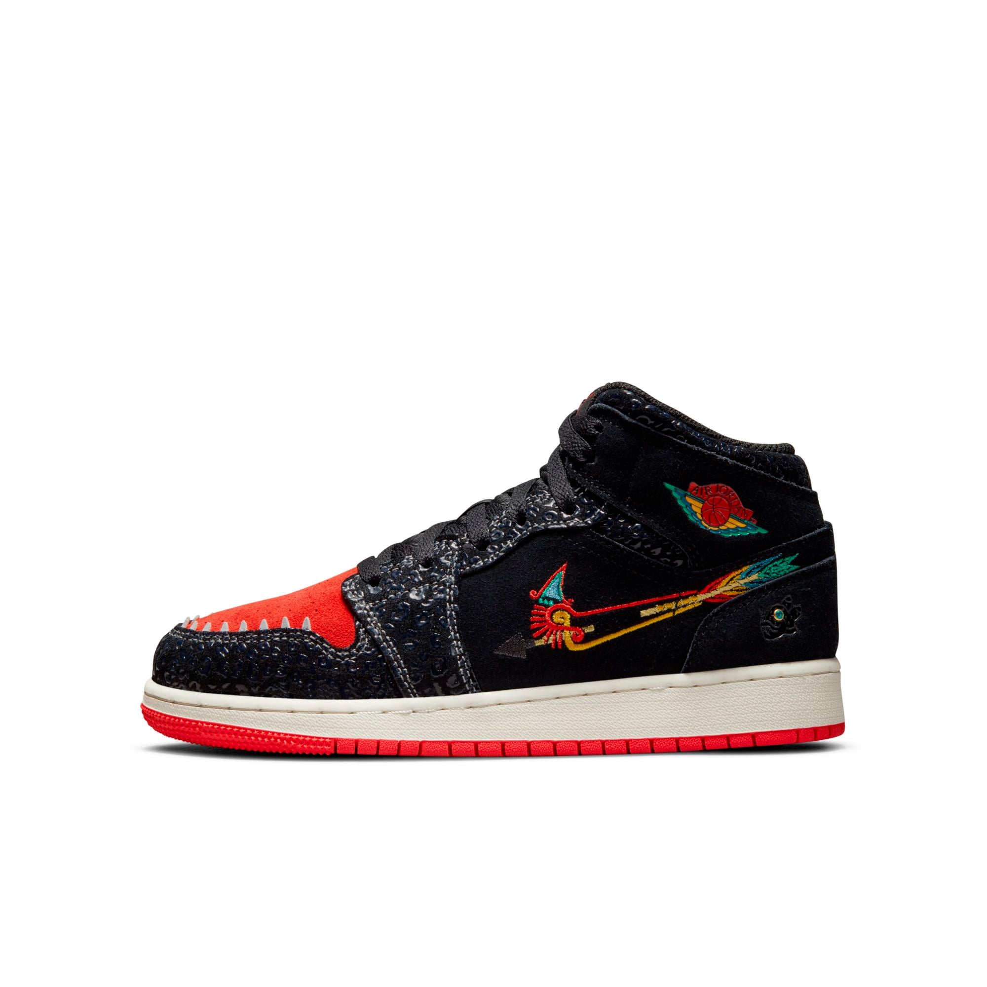 [DN5121-001] Grade School Air Jordan Retro 1 Mid (GS) 'Siempre Familia'