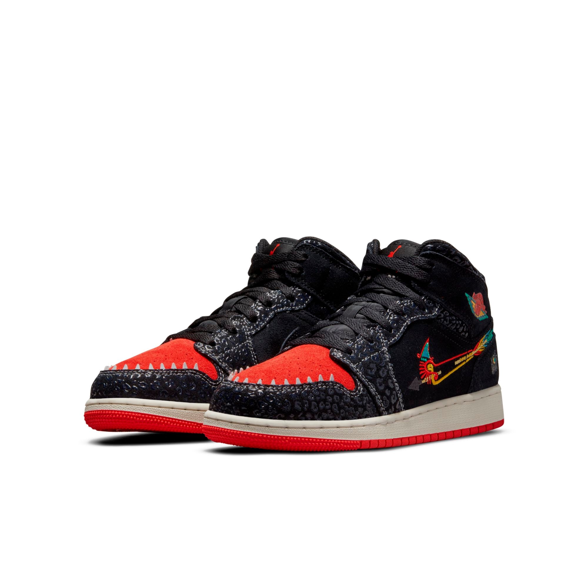 [DN5121-001] Grade School Air Jordan Retro 1 Mid (GS) 'Siempre Familia'