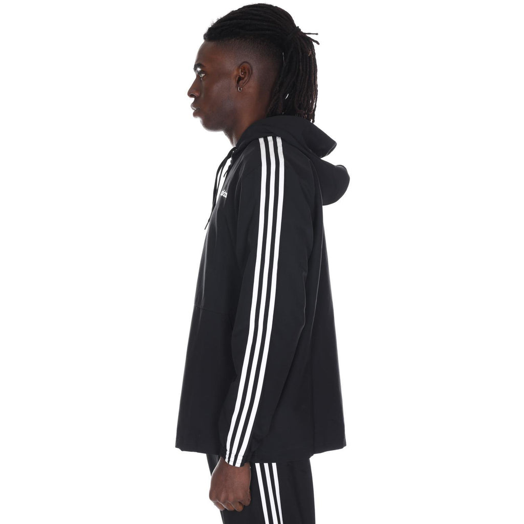 [DQ3066] Mens Adidas Essentials 3-Stripes Woven Windbreaker