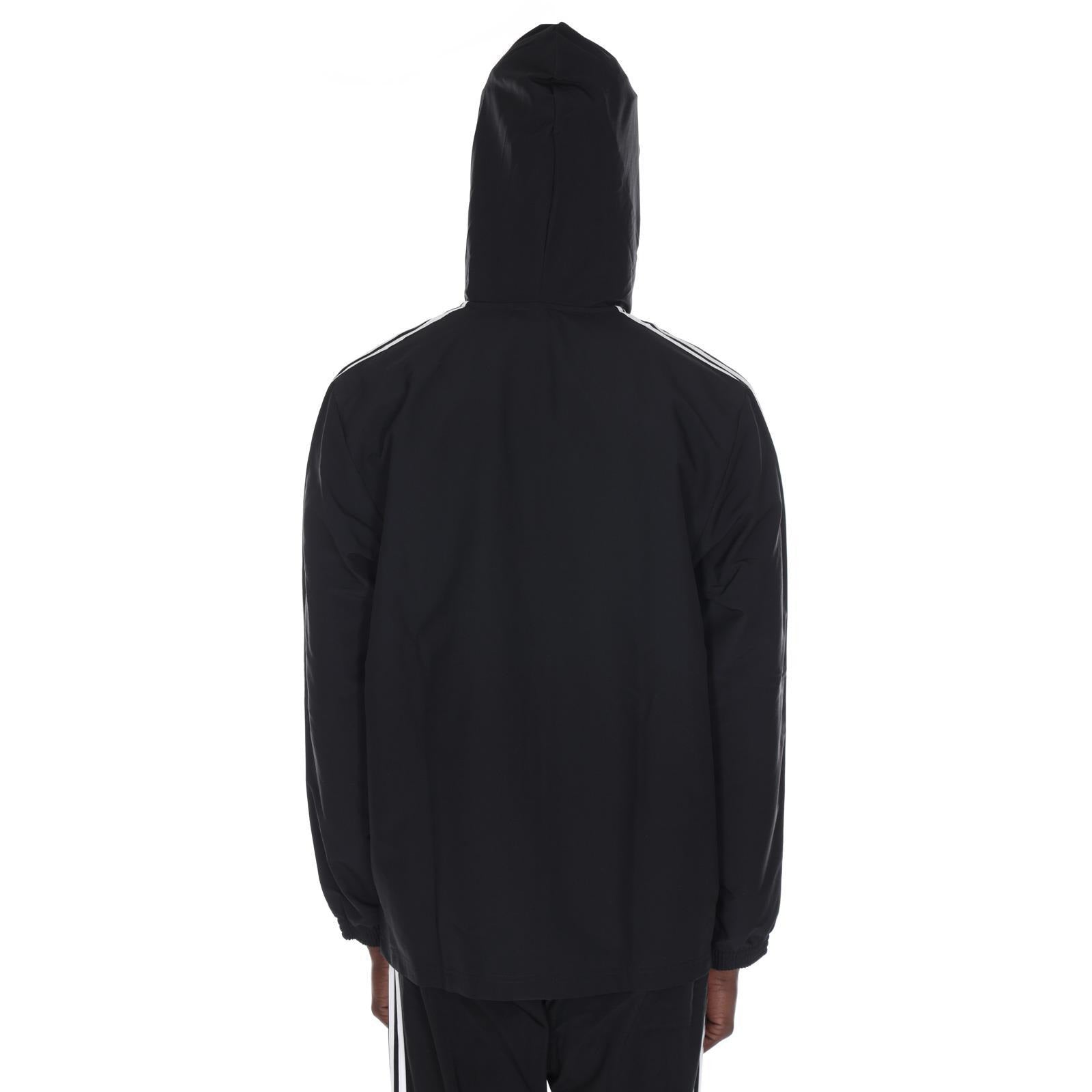 [DQ3066] Mens Adidas Essentials 3-Stripes Woven Windbreaker