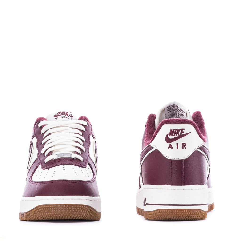 [DQ7659-102] Mens Nike Air Force 1 Low 'College Pack Night Maroon'