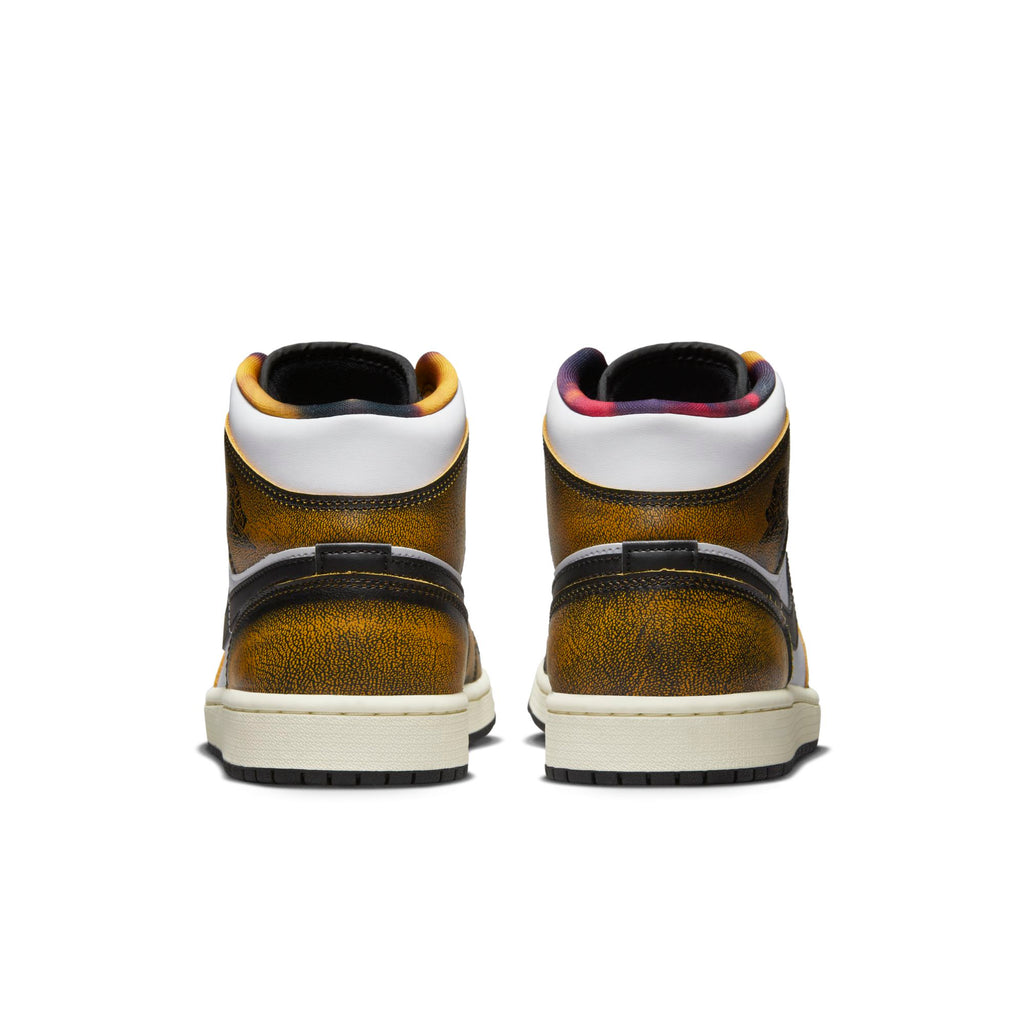[DQ8417-071] Mens Air Jordan Retro 1 Mid SE 'Orange Wear Away'